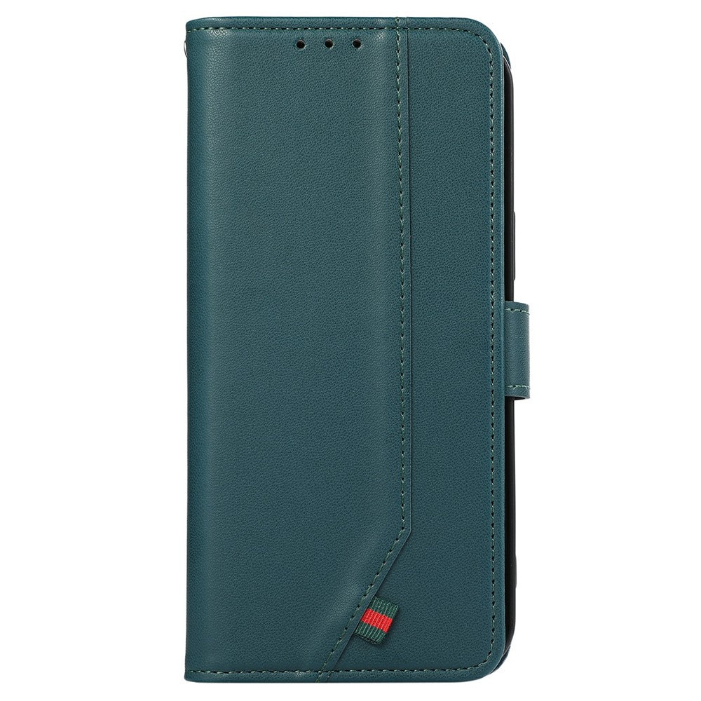 For Motorola Edge 70 5G Case RFID Blocking Flip Leather Phone Cover - Green