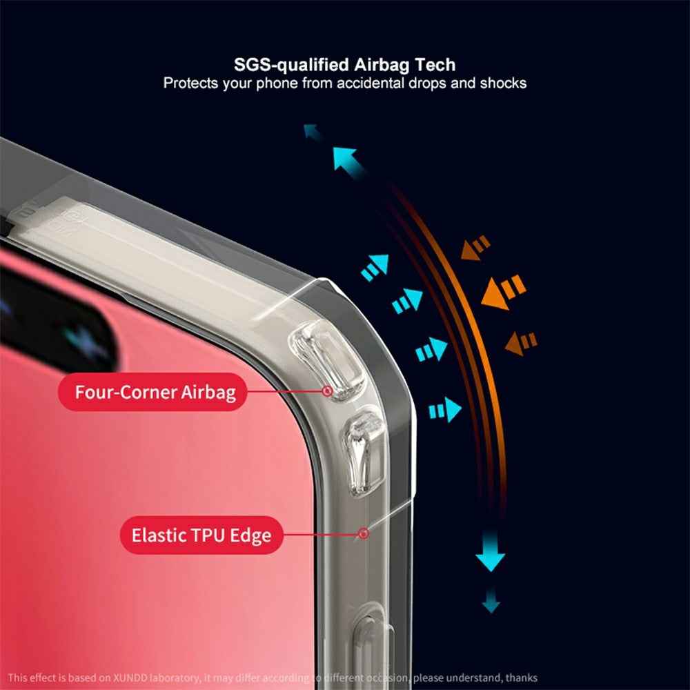 XUNDD For vivo X300 Pro 5G Case Dropproof TPU + Acrylic Clear Back Phone Cover