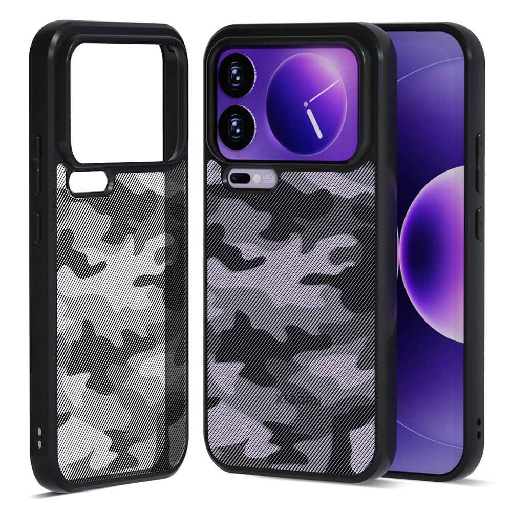 IBMRS For Xiaomi 17 Pro Case Soft TPU Frame Hard PC Back Anti-Fall Phone Cover - Artistic Camouflage