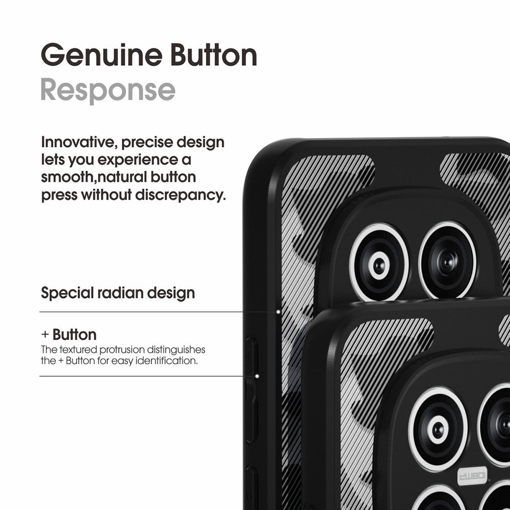 IBMRS For Xiaomi Redmi Note 15 Pro 5G (Global) Case Soft TPU Frame Hard PC Back Anti-Fall Phone Cover - Matte Black