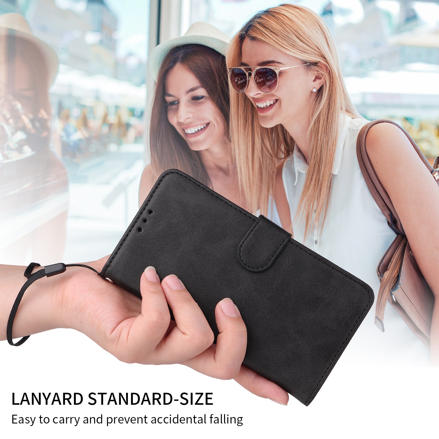 For Motorola Edge 70 5G Case Wallet PU Leather Folio Flip Phone Cover - Black