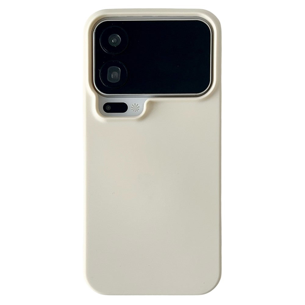 YIKATU For Xiaomi 17 Pro Max Case Anti Scratch Rubberized TPU Phone Back Cover - Antique White