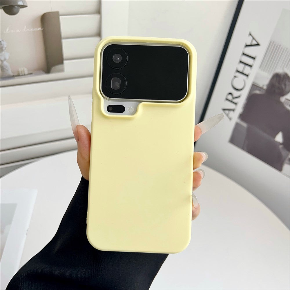 YIKATU For Xiaomi 17 Pro Max Case Anti Scratch Rubberized TPU Phone Back Cover - Light Yellow