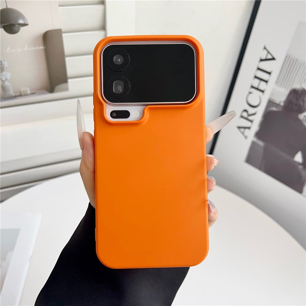 YIKATU For Xiaomi 17 Pro Max Case Anti Scratch Rubberized TPU Phone Back Cover - Orange