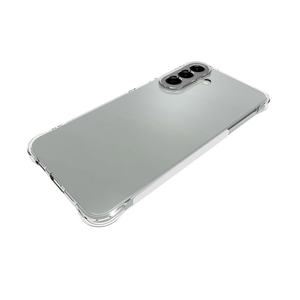 For Samsung Galaxy A57 5G Clear TPU Case WANLONFENG TM Series 2.0mm Phone Back Cover - Transparent