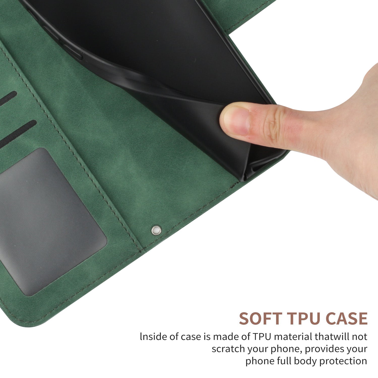 For Xiaomi Poco M8 Pro 5G / Redmi Note 15 Pro+ 5G (Global) Case Sunflower Imprint Leather Wallet Phone Cover with Wrist Strap - Dark Green