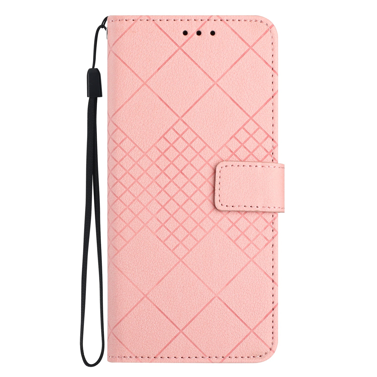For Xiaomi Redmi Note 15 Pro 5G (Global) Case Wallet Imprint PU Leather Flip Folio Phone Cover - Pink