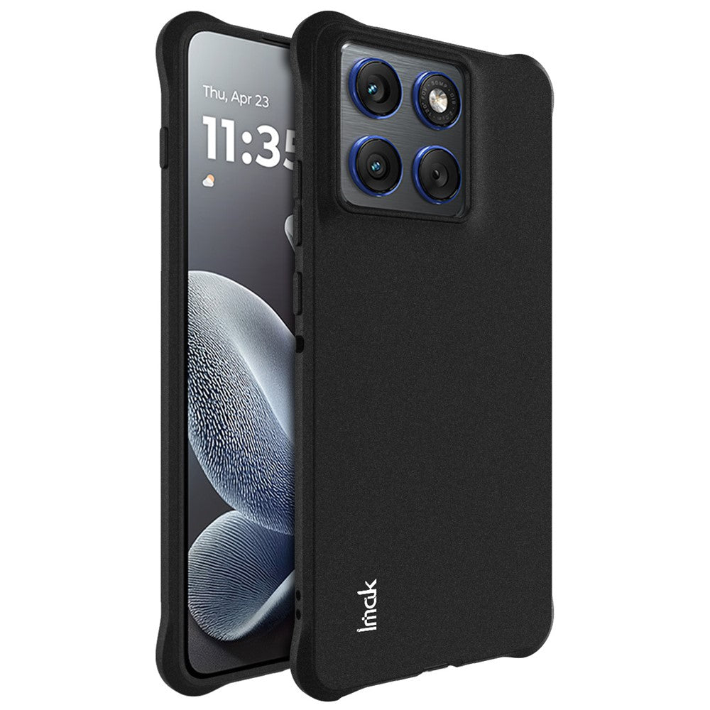 IMAK For Motorola Edge 70 5G Case TPU Phone Cover Airbag Shockproof Protection - Matte Black