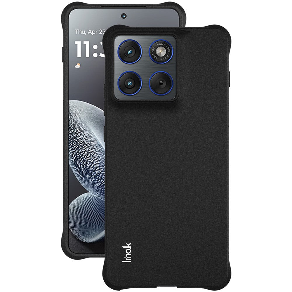 IMAK For Motorola Edge 70 5G Case TPU Phone Cover Airbag Shockproof Protection - Matte Black
