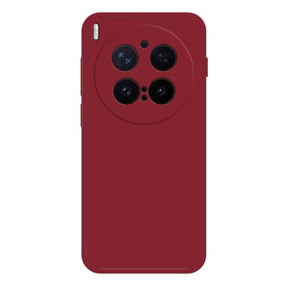 Bulk Purchasing For vivo X300 Pro 5G TPU Case Straight Edge Protection Phone Cover - Camellia Red