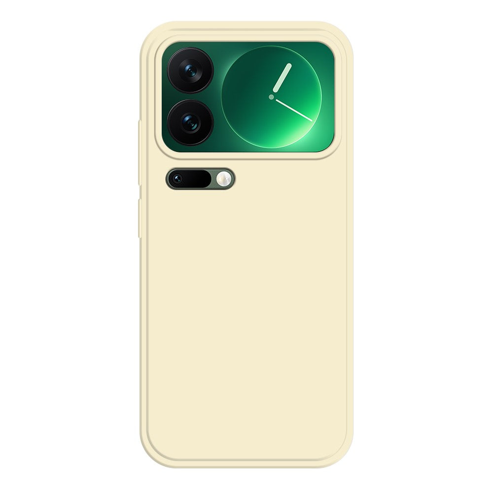 Bulk Purchasing For Xiaomi 17 Pro Max TPU Case Straight Edge Protection Phone Cover - Beige