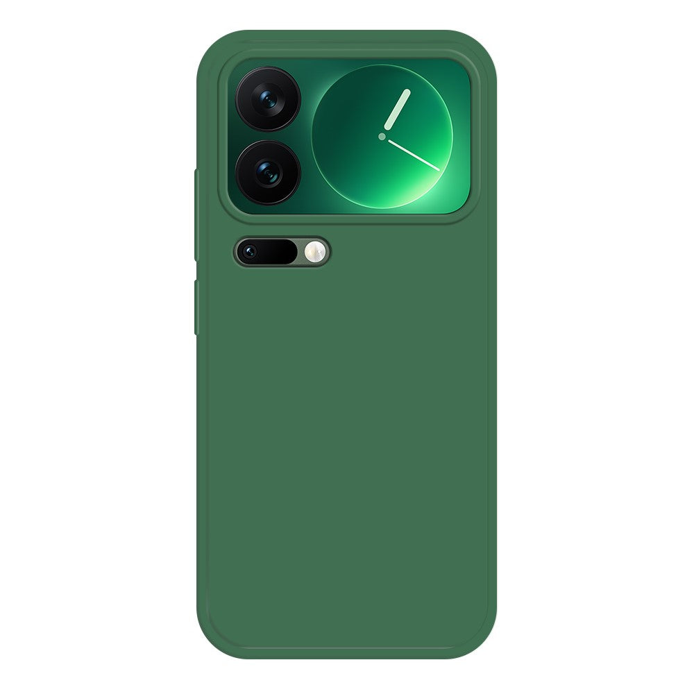 Bulk Purchasing For Xiaomi 17 Pro Max TPU Case Straight Edge Protection Phone Cover - Midnight Green