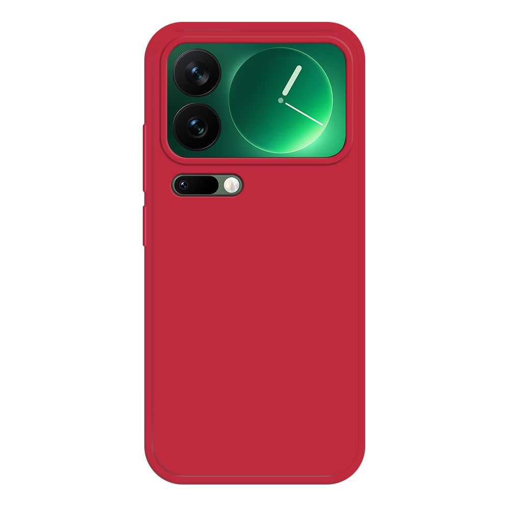 Bulk Purchasing For Xiaomi 17 Pro Max TPU Case Straight Edge Protection Phone Cover - Red