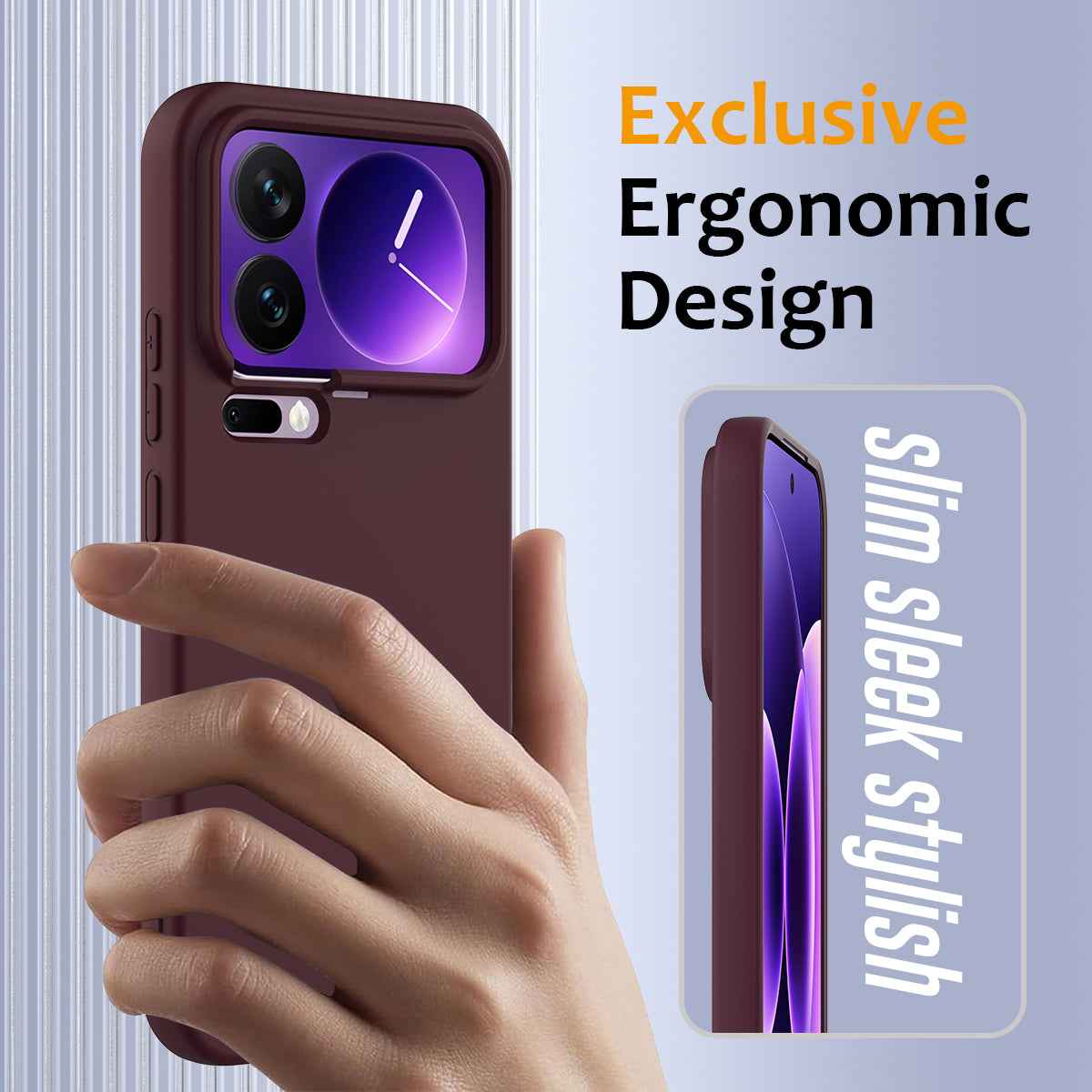 For Xiaomi 17 Pro Magnetic Case Anti-Drop Liquid Silicone Phone Cover - Wine Red