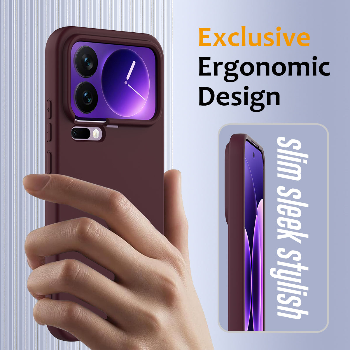 For Xiaomi 17 Pro Max Case Magnetic Case Anti-Drop Liquid Silicone Phone Cover - Wine Red