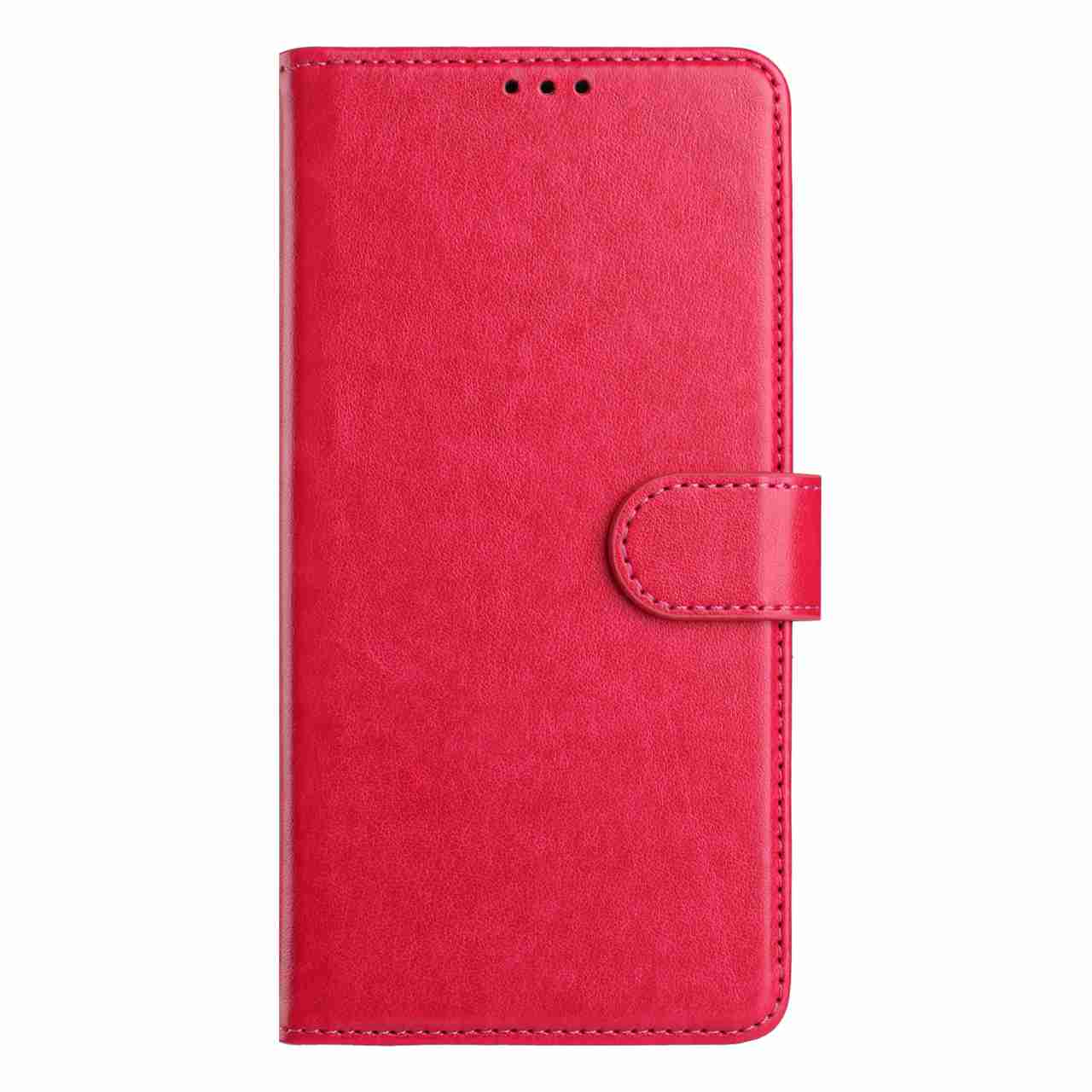 For Samsung Galaxy A57 5G Wallet Phone Case Stand PU Leather Folio Flip Cover with 8 Card Slot - Rose