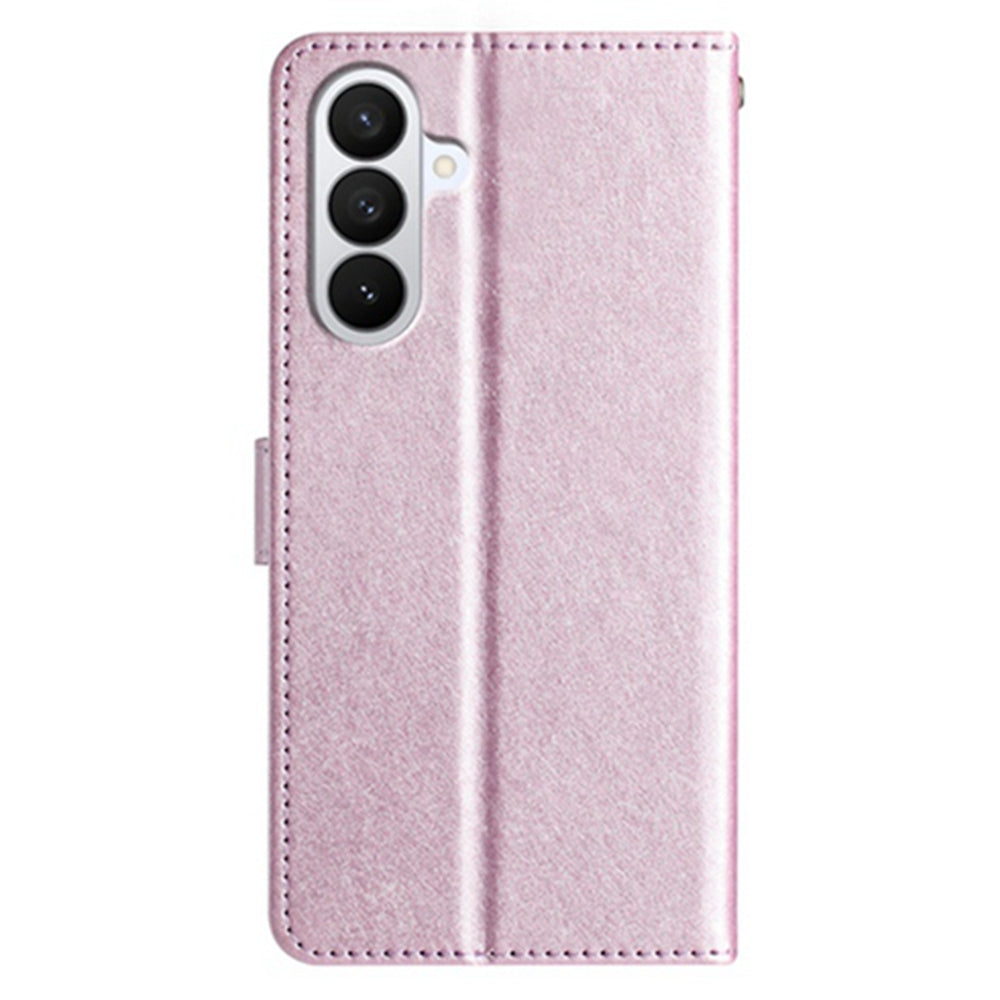 For Samsung Galaxy A57 5G Wallet Case Leather Folio Phone Cover Magnetic Clasp - Light Purple
