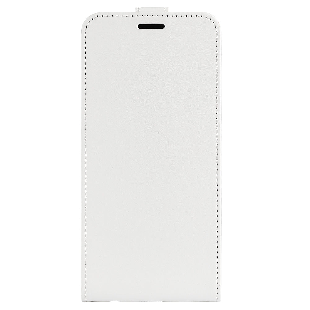 For Motorola Edge 70 5G Case with Card Slots Vertical Flip Leather Phone Cover -  White