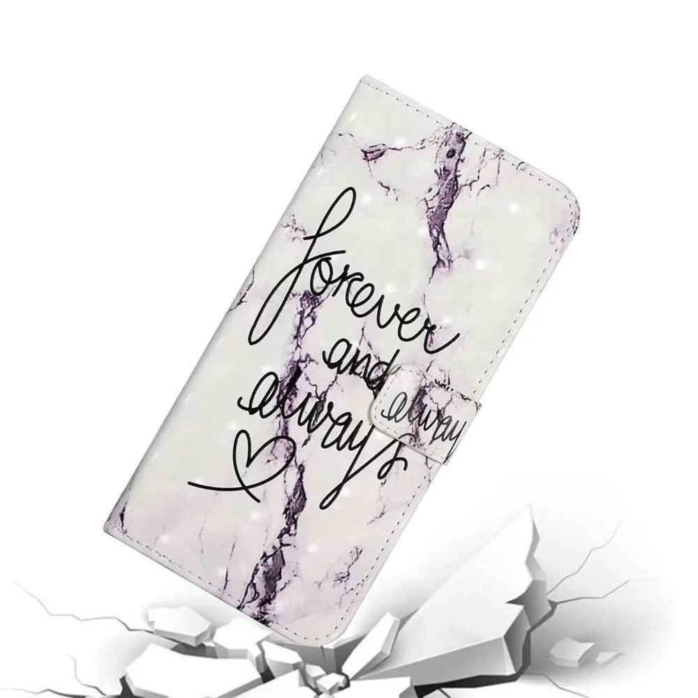 Phone Case For Xiaomi 17 Pro 3D Creative Pattern PU Leather Stand Cover - Forever and Always