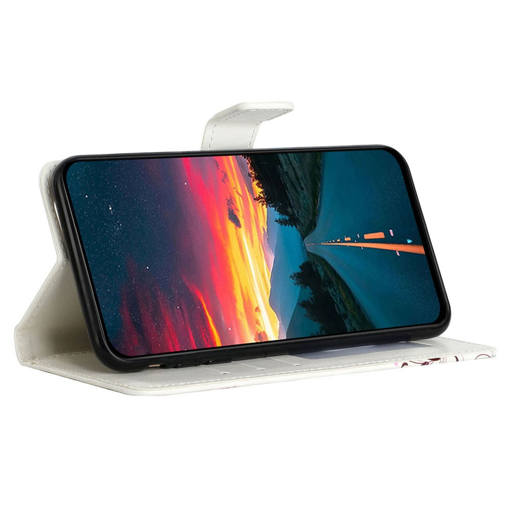 Phone Case For Xiaomi 17 Pro Max 3D Creative Pattern PU Leather Stand Cover - Blue Feather