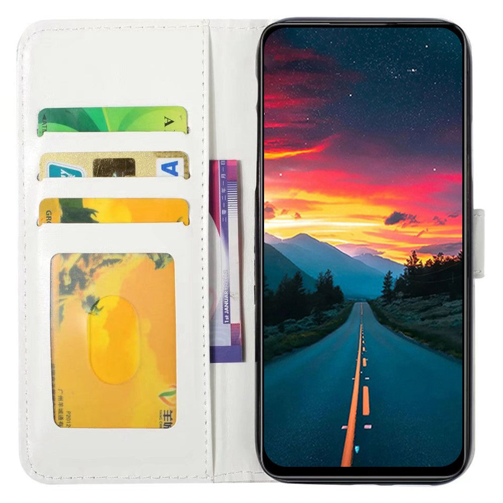 Phone Case For Xiaomi 17 Pro Max 3D Creative Pattern PU Leather Stand Cover - Lace Flower