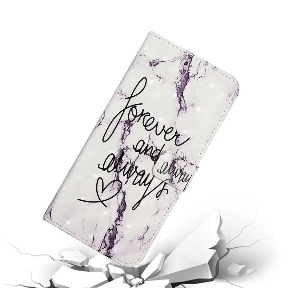 Phone Case For Xiaomi 17 Pro Max 3D Creative Pattern PU Leather Stand Cover - Forever and Always
