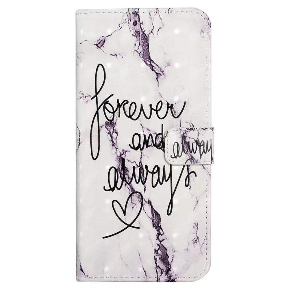 Phone Case For Xiaomi 17 Pro Max 3D Creative Pattern PU Leather Stand Cover - Forever and Always