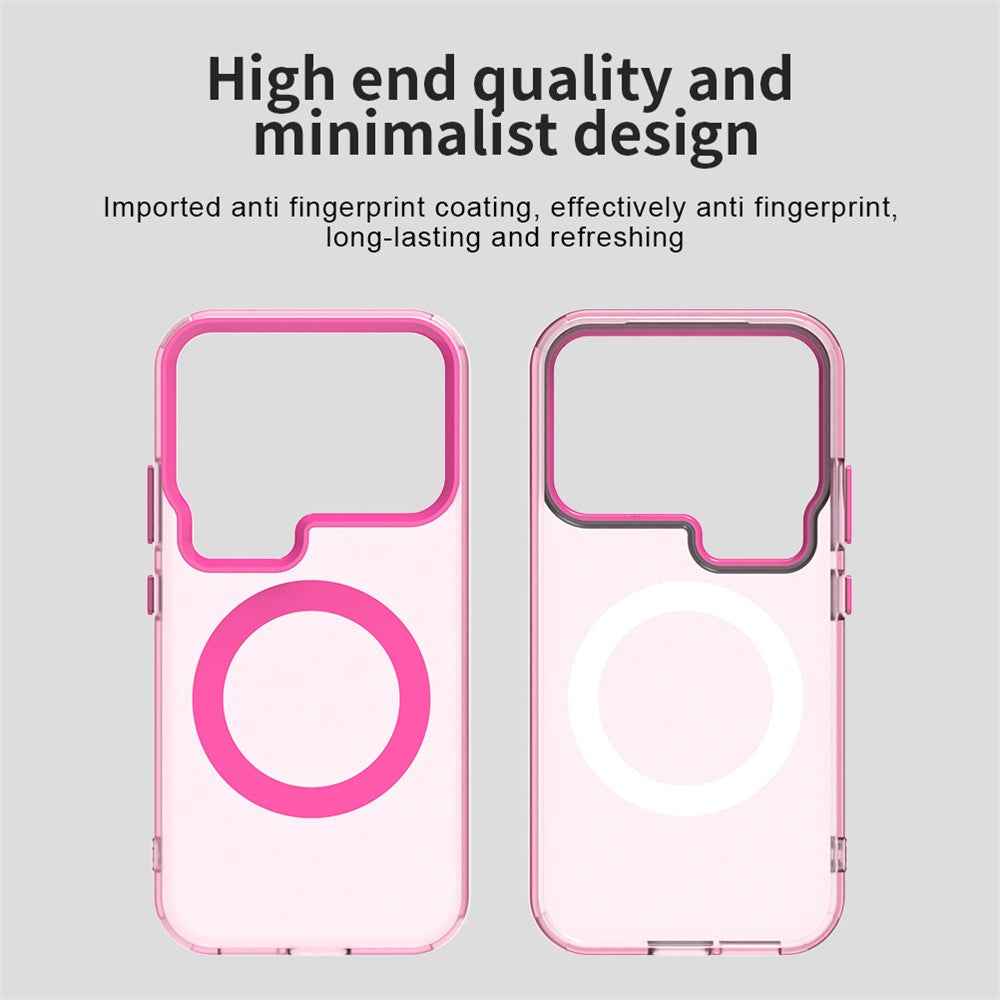 For Xiaomi 17 Pro Magnetic Case Anti Drop Hybrid Phone Back Cover - Red