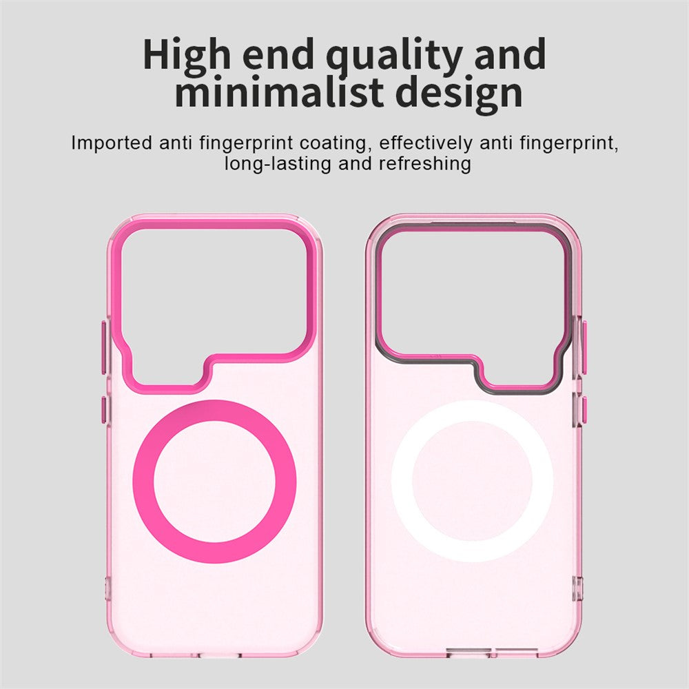 For Xiaomi 17 Pro Max Magnetic Case Anti Drop Hybrid Phone Back Cover - Red