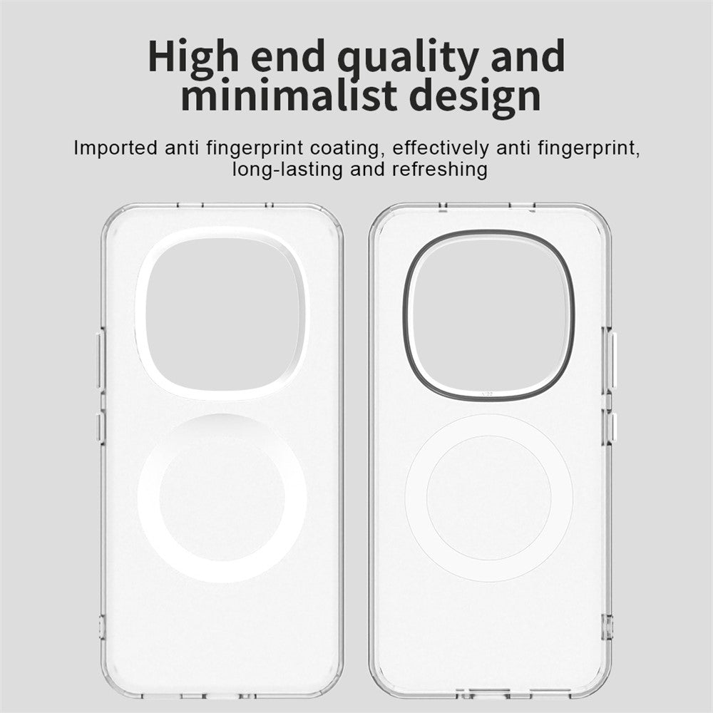 For Xiaomi Poco M8 Pro 5G / Redmi Note 15 Pro+ 5G (Global) Magnetic Case Anti Drop Hybrid Phone Back Cover - White