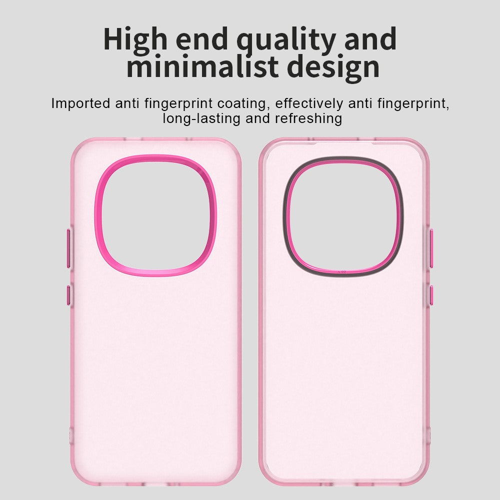 For Xiaomi Redmi Note 15 Pro 5G Case PC + TPU + PET Matte Anti-Drop Phone Back Cover - Red