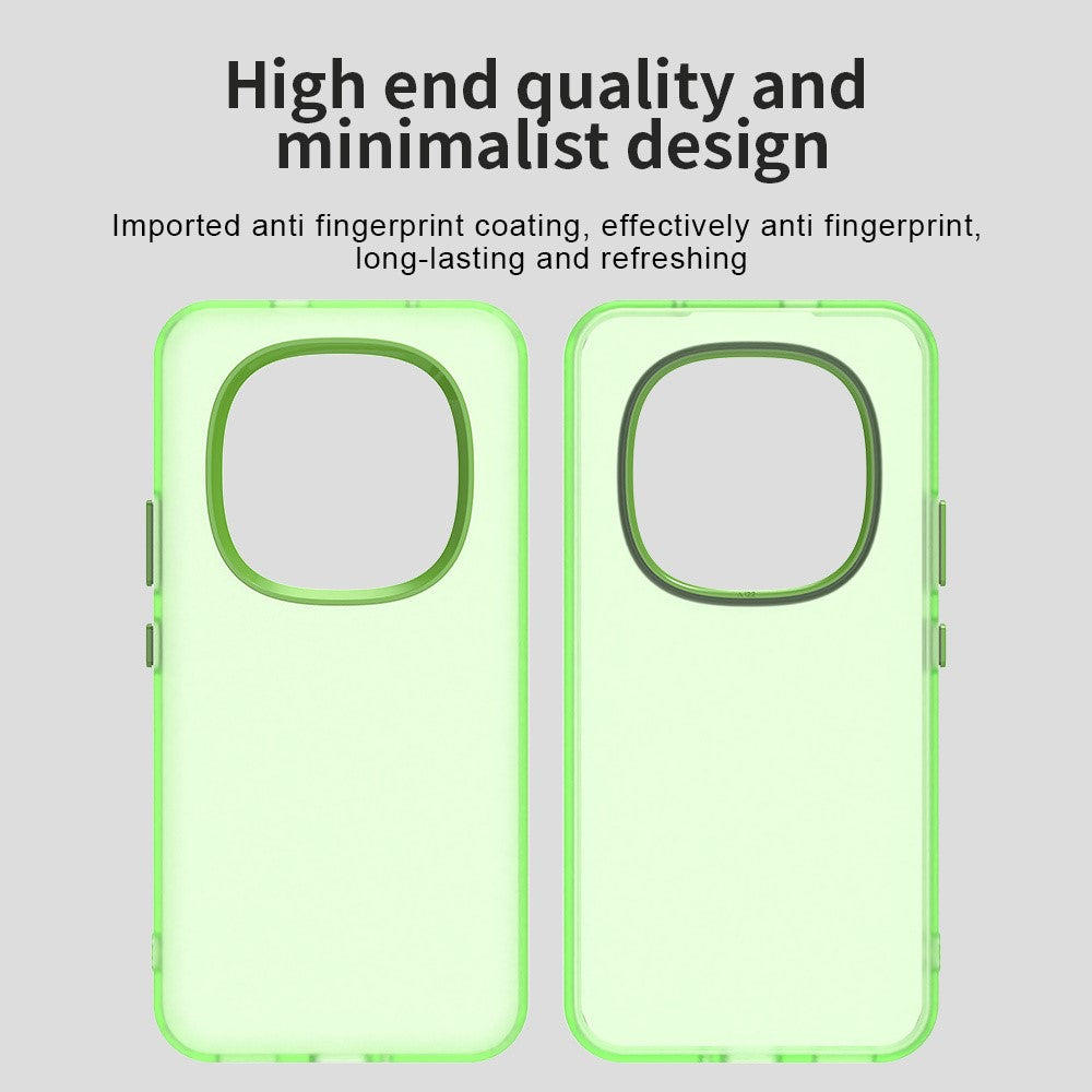 For Xiaomi Poco M8 Pro 5G / Redmi Note 15 Pro+ 5G (Global) Case PC + TPU + PET Matte Anti-Drop Phone Back Cover - Green