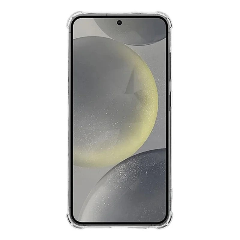 For Samsung Galaxy A57 5G TPU Case WANLONFENG WL3 Series 1.5mm Phone Cover with 2Pcs Tempered Glass Films - Transparent