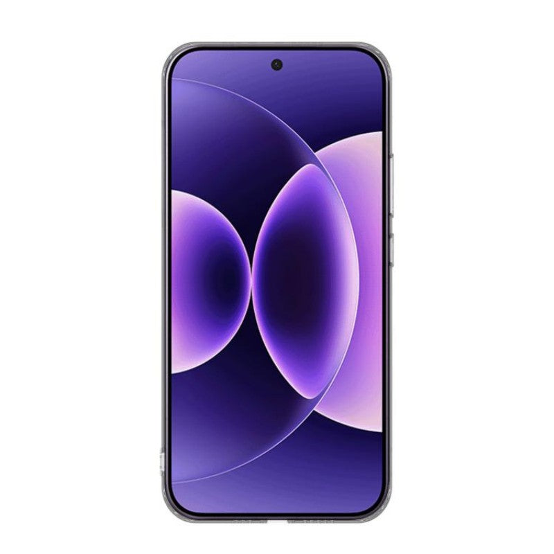 For Xiaomi 17 Pro Max WANLONFENG YJ Series  Case Big Lens Hole 1.5mm Rounded Edge Clear TPU Phone Cover with Screen Film - Transparent