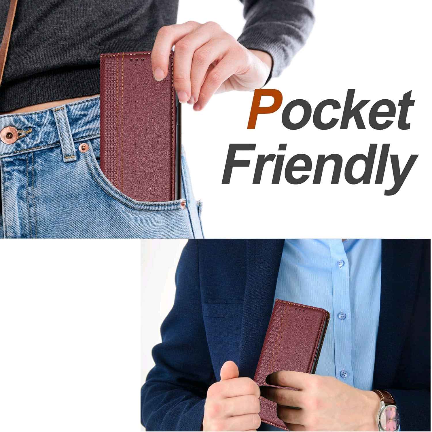 For Xiaomi 17 Pro Case L-Shaped Grid Pattern Leather Stand Phone Cover with Card Slots - Wine Red