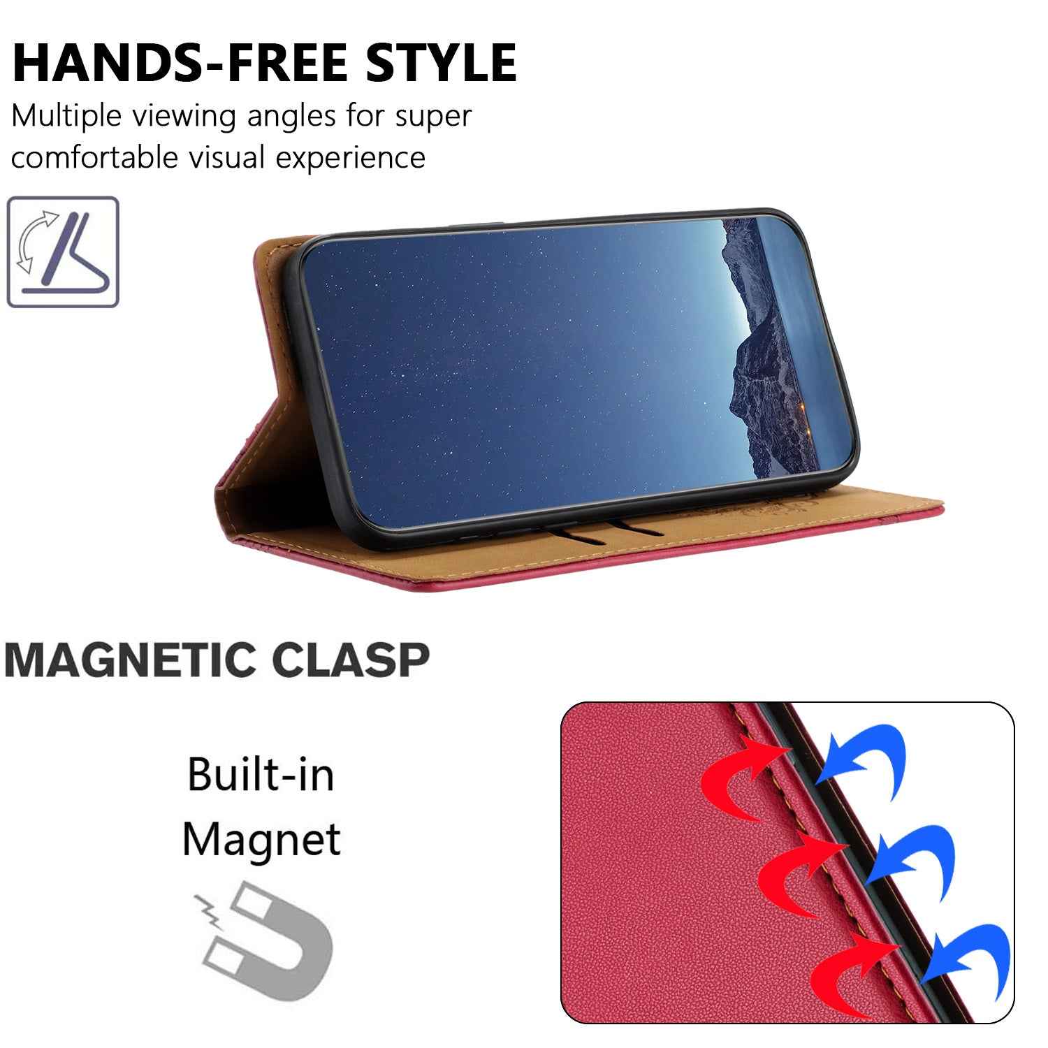 For vivo X300 5G Case L-Shaped Grid Pattern Leather Stand Phone Cover with Card Slots - Red
