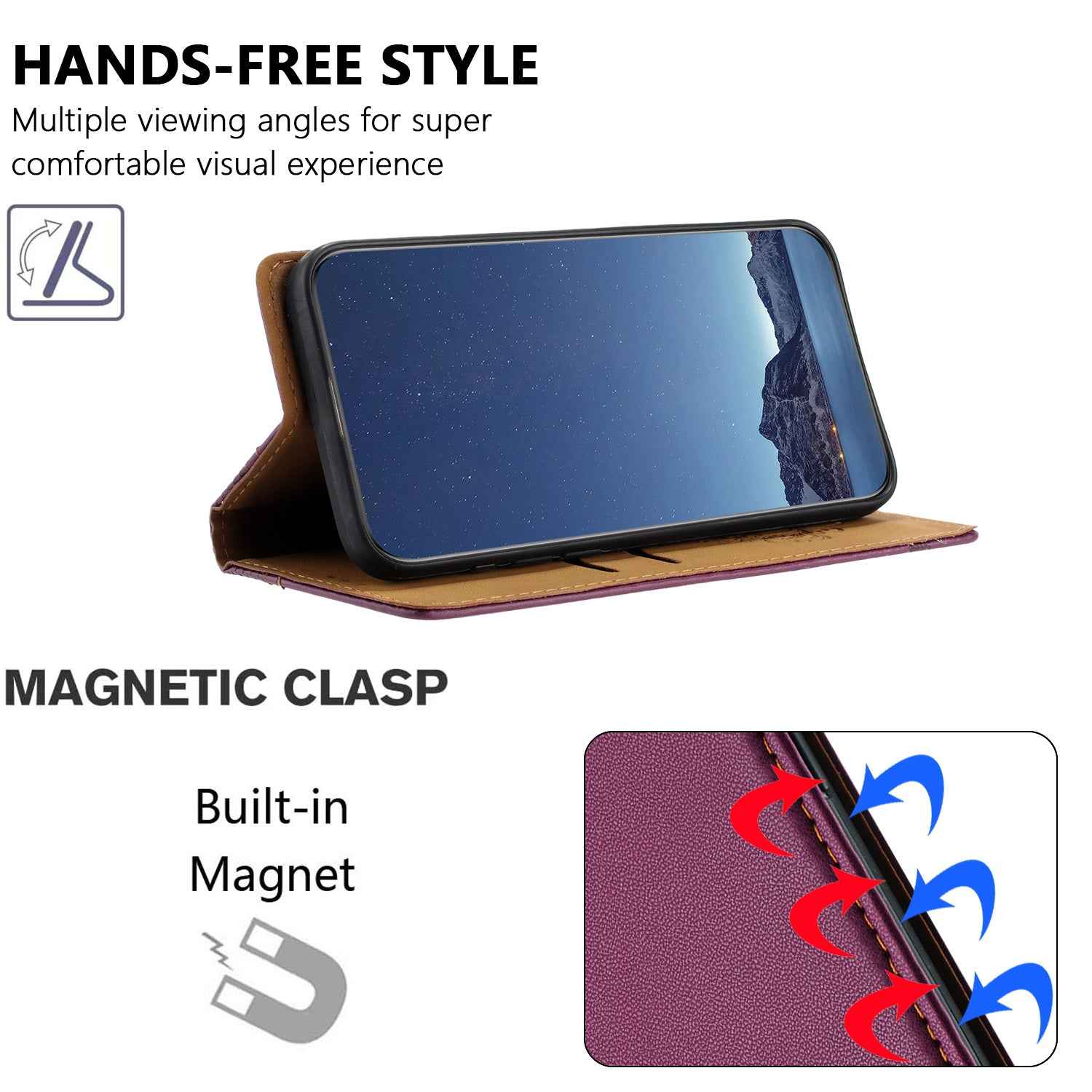 For vivo X300 Pro 5G Case L-Shaped Grid Pattern Leather Stand Phone Cover with Card Slots - Purple