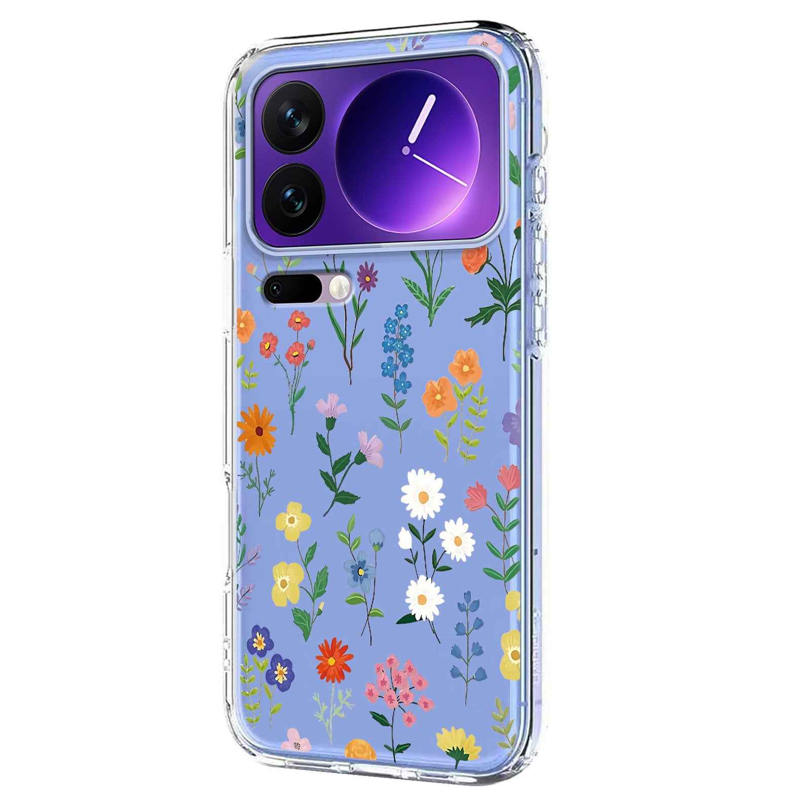 For Xiaomi 17 Pro Case Butterfly Floral Pattern Printing TPU Phone Back Cover - Daisies