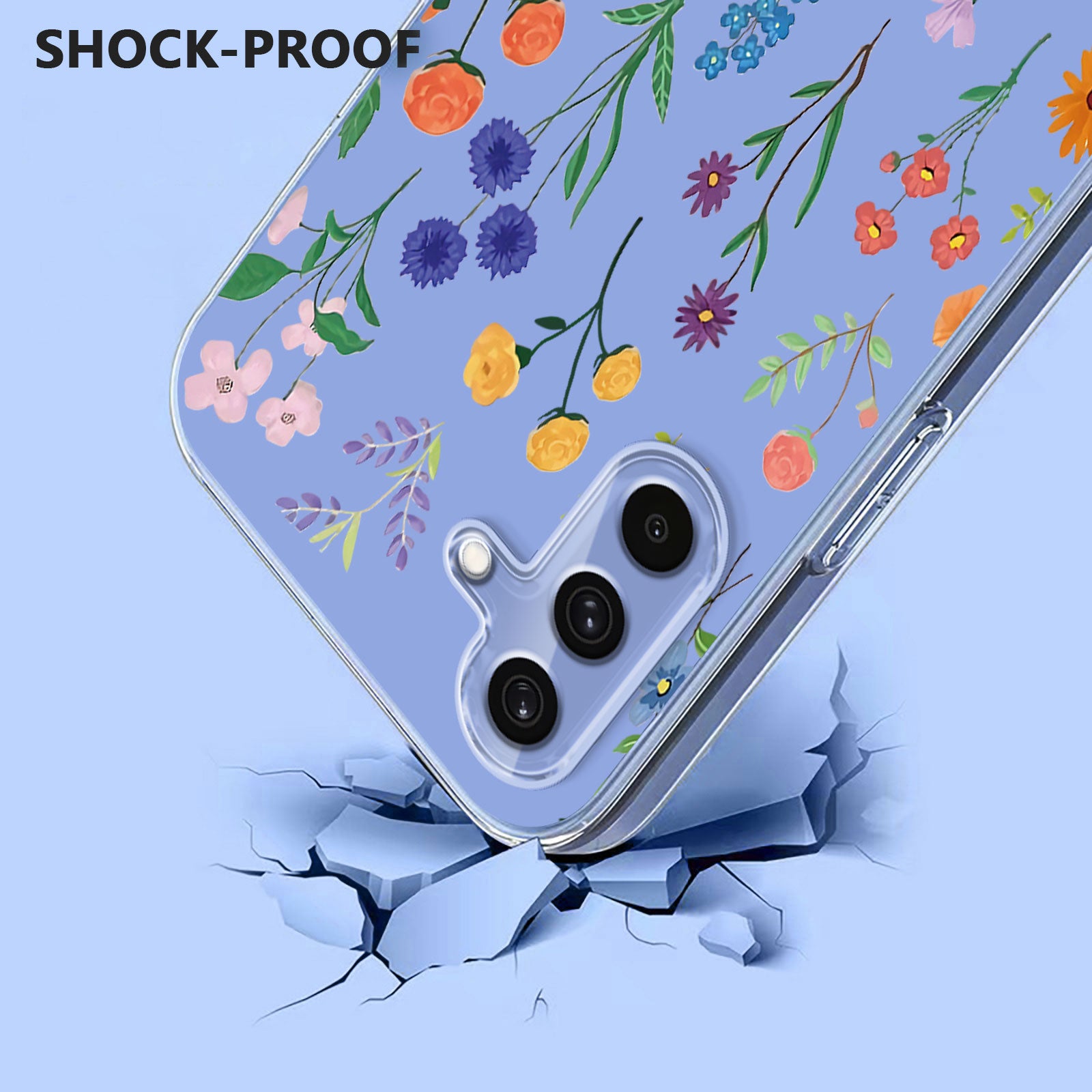For Samsung Galaxy A57 5G Case Butterfly Floral Pattern Printing TPU Phone Back Cover - Daisies