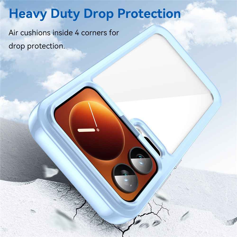 For Xiaomi 17 Pro Case TPU + Acrylic Protective Clear Phone Cover - Blue