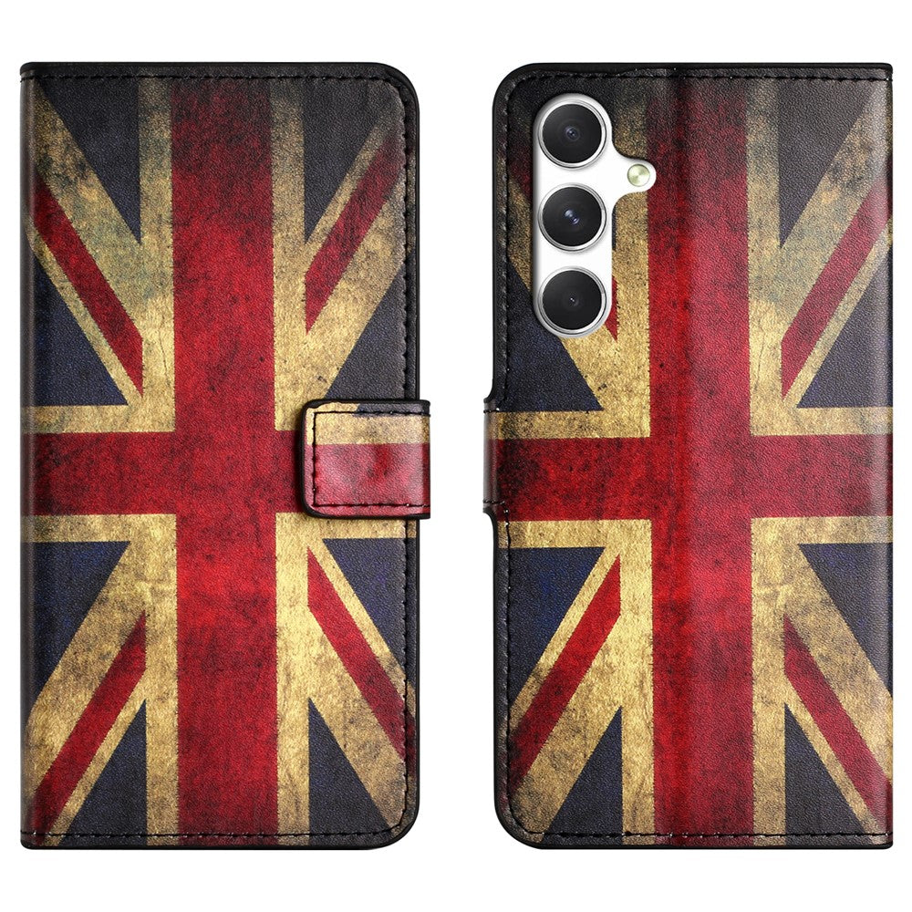 For Samsung Galaxy A57 5G Case Pattern Print PU Leather Wallet Phone Cover - Union Jack