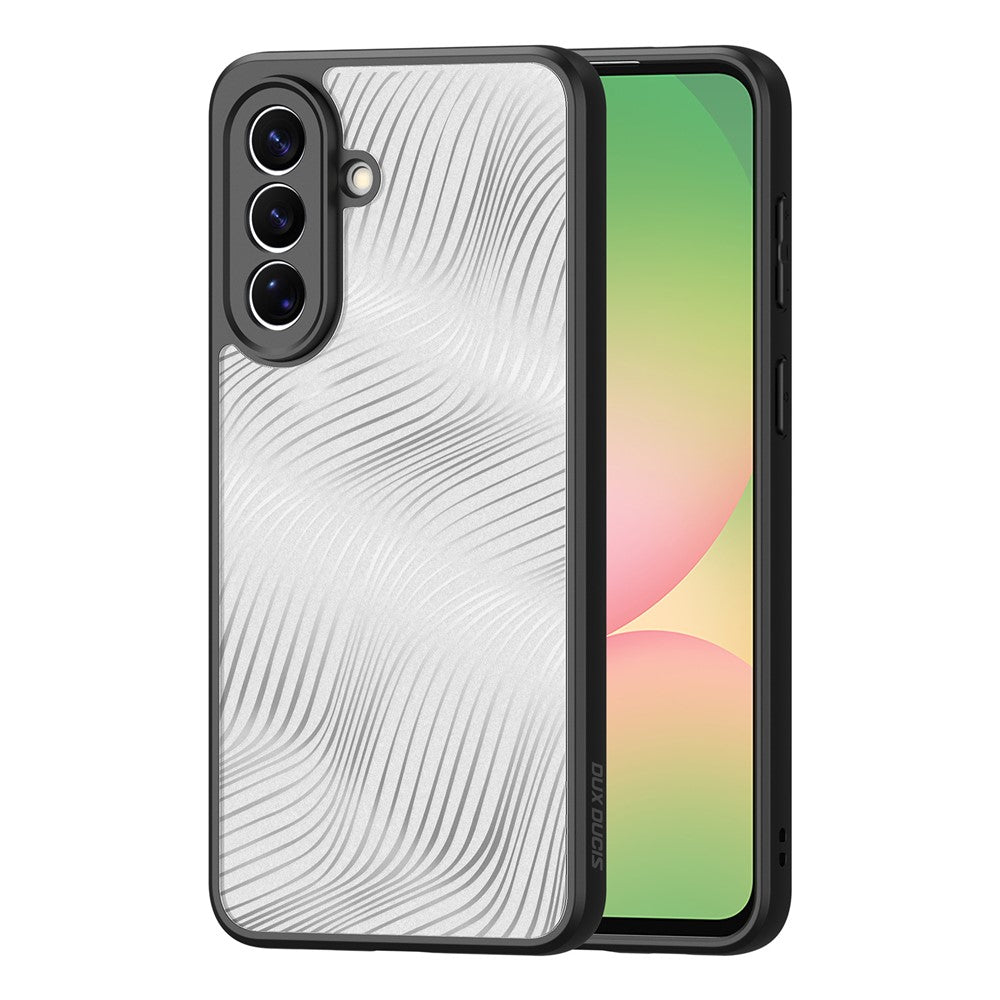 For Samsung Galaxy A57 5G Case DUX DUCIS Aimo Series TPU+PC Matte Drop-proof Phone Cover (REACH Certification) - Black