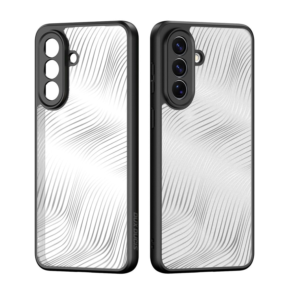 For Samsung Galaxy A57 5G Case DUX DUCIS Aimo Series TPU+PC Matte Drop-proof Phone Cover (REACH Certification) - Black