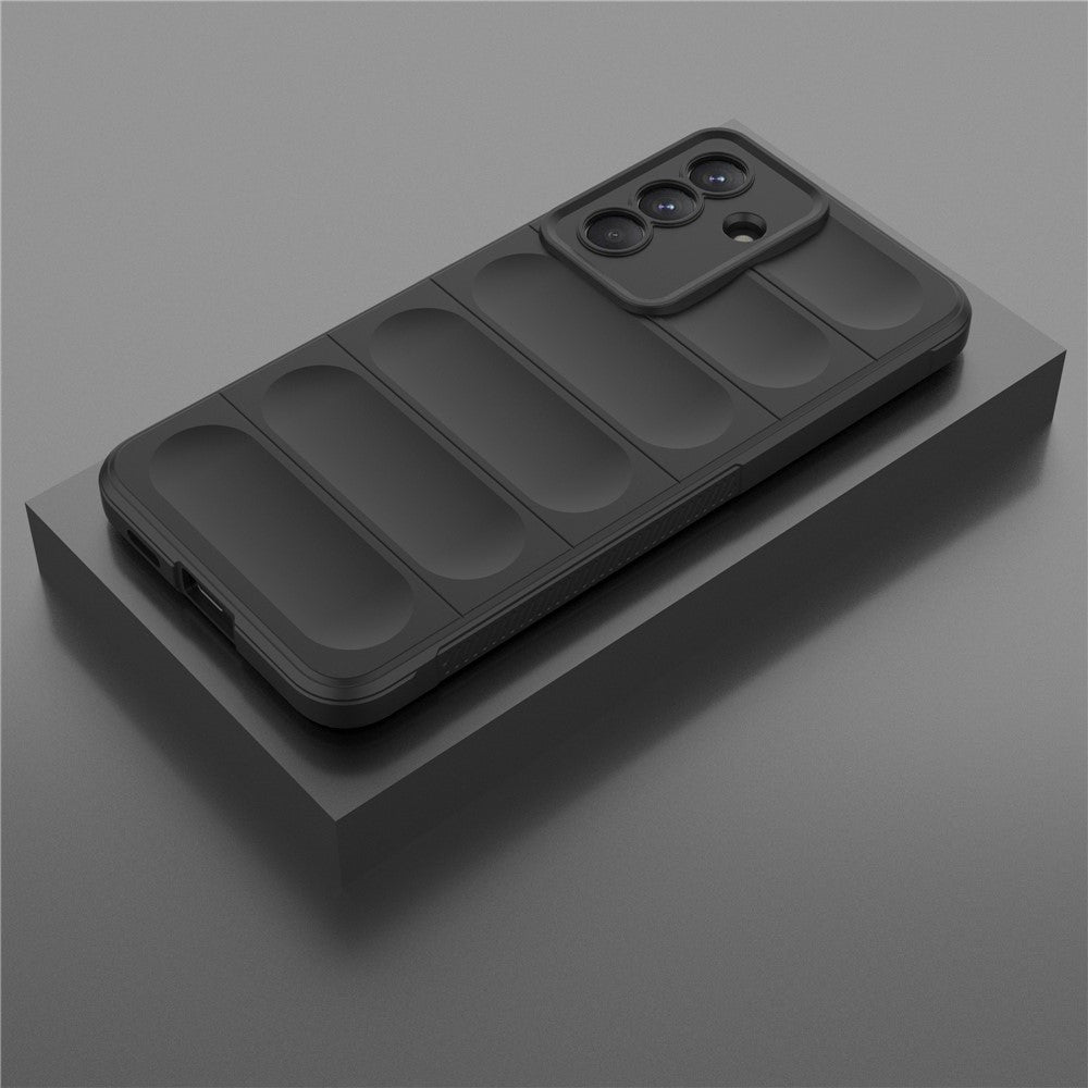For Samsung Galaxy A57 5G Case Anti-Drop Soft TPU Rugged Phone Back Cover - Black