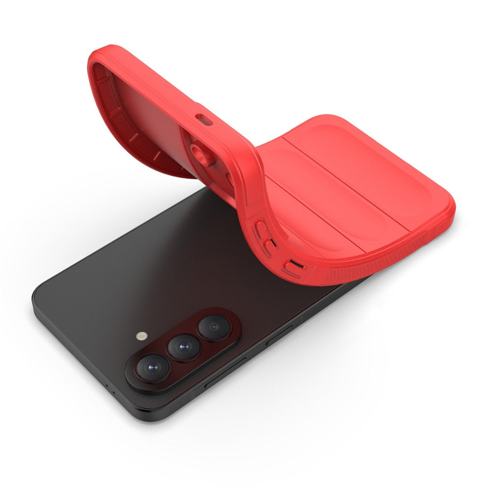 For Samsung Galaxy A57 5G Case Anti-Drop Soft TPU Rugged Phone Back Cover - Red