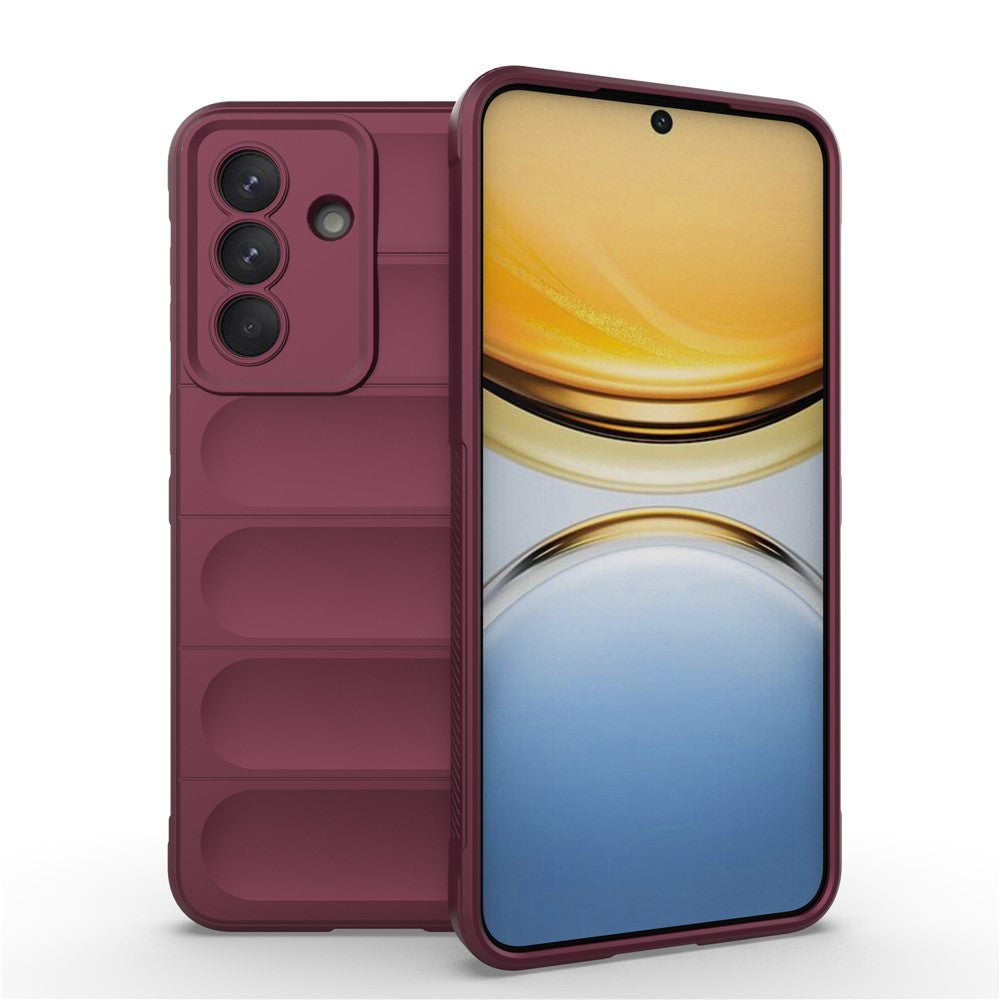 For Samsung Galaxy A57 5G Case Anti-Drop Soft TPU Rugged Phone Back Cover - Wine Red