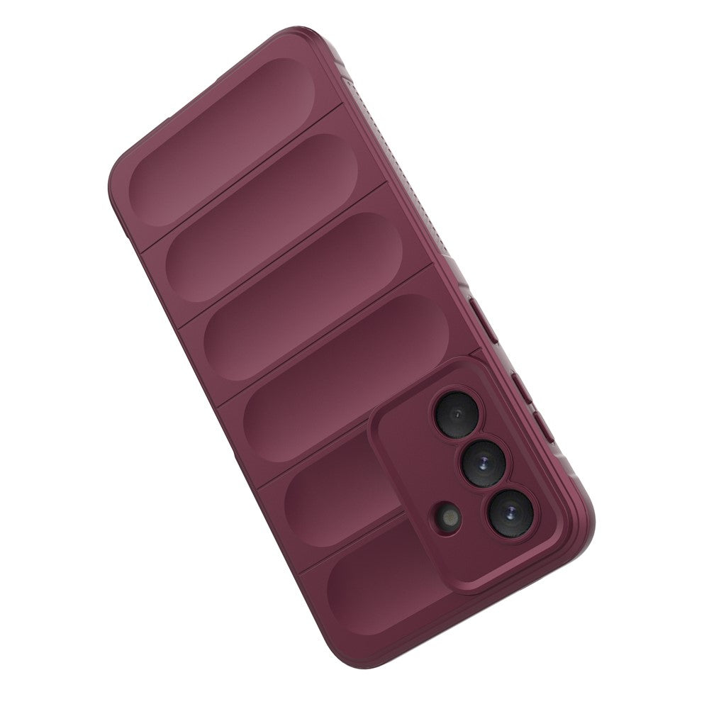 For Samsung Galaxy A57 5G Case Anti-Drop Soft TPU Rugged Phone Back Cover - Wine Red