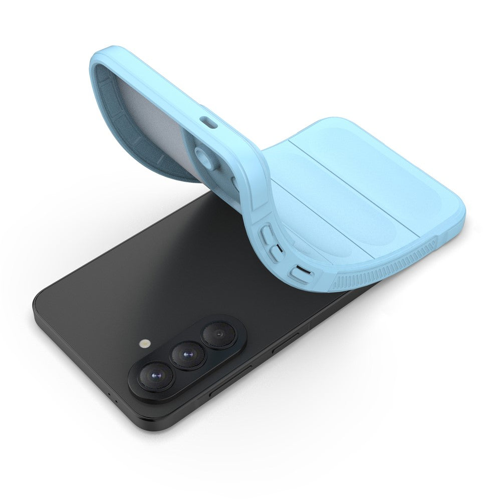 For Samsung Galaxy A57 5G Case Anti-Drop Soft TPU Rugged Phone Back Cover - Baby Blue