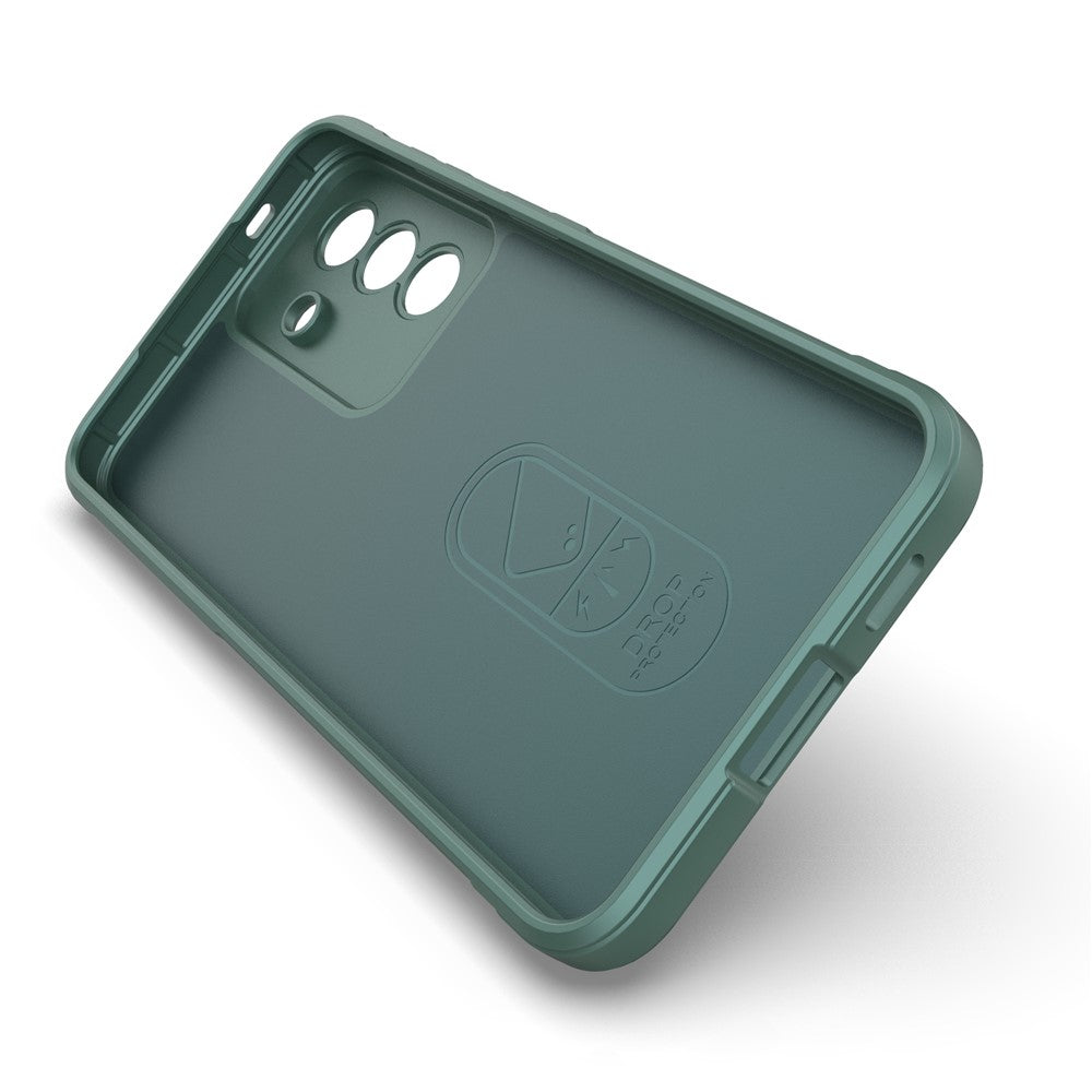 For Samsung Galaxy A57 5G Case Anti-Drop Soft TPU Rugged Phone Back Cover - Green
