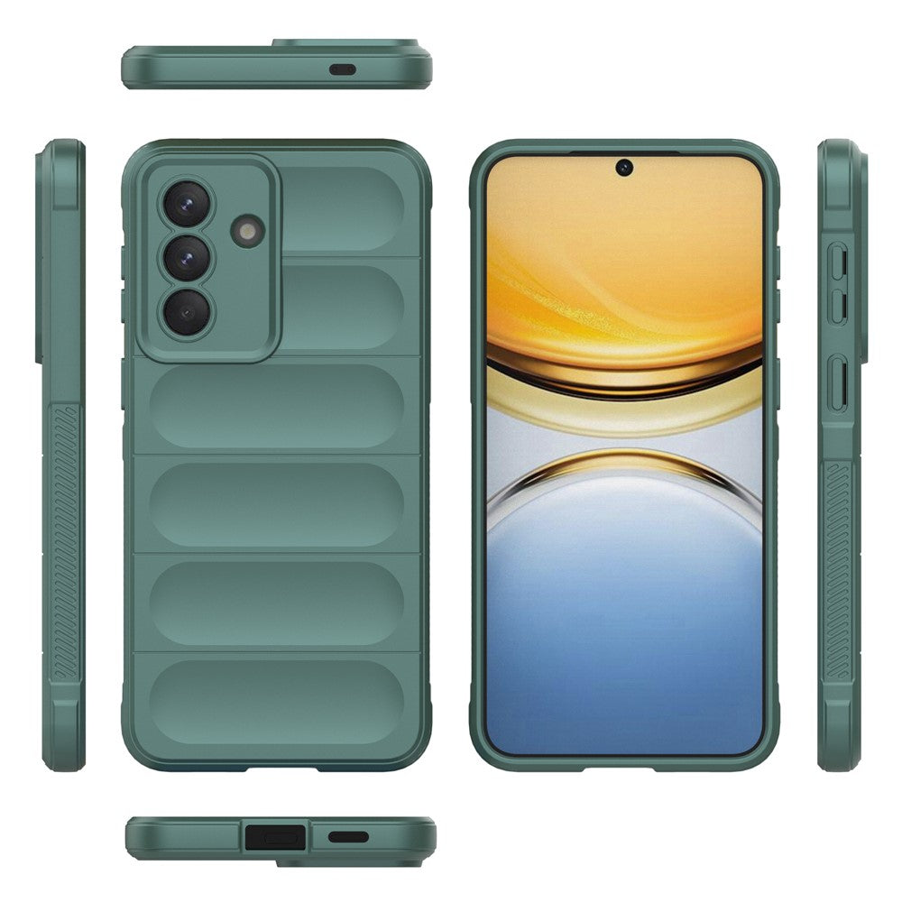 For Samsung Galaxy A57 5G Case Anti-Drop Soft TPU Rugged Phone Back Cover - Green